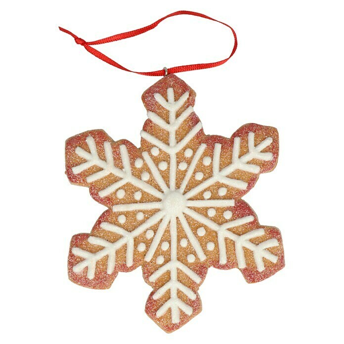 Kurt S. Adler Christbaumschmuck Lebkuchen Schneeflocke (Braun, Kunststoff, 3 Stk.) | BAUHAUS