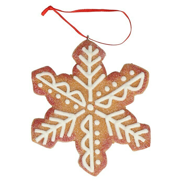 Kurt S. Adler Christbaumschmuck Lebkuchen Schneeflocke (Braun, Kunststoff, 3 Stk.) | BAUHAUS