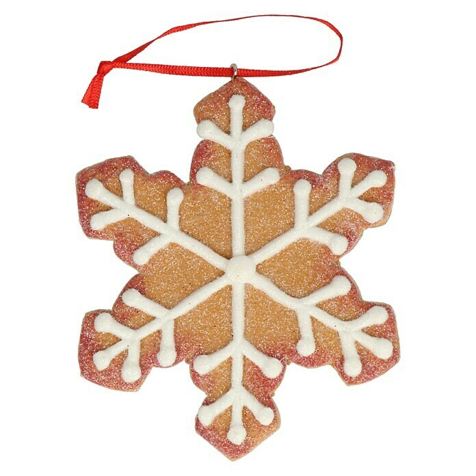 Kurt S. Adler Christbaumschmuck Lebkuchen Schneeflocke (Braun, Kunststoff, 3 Stk.) | BAUHAUS