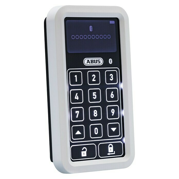 Abus HomeTec Pro Funk-Tastatur CFT 3100WL x B x H: 29 x 78 x 142 mm, Passend für: Abus HomeTec Pro Funk-Türschlossantrieb CFA3100, Weiß Front View