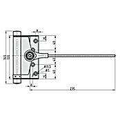 Basi Türschließer FT 901 (Passend für: Leichte Türen, Silber) | BAUHAUS