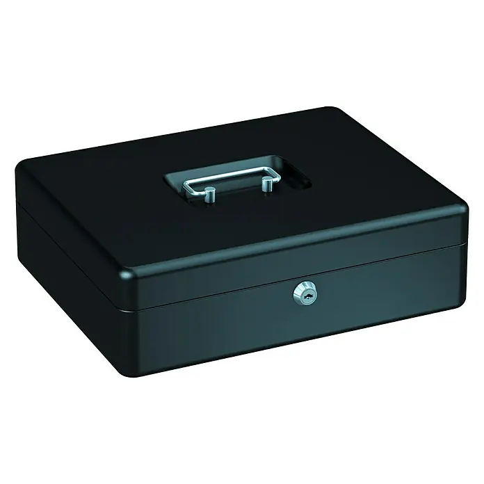 Basi Geldkassette GK10L x B x H: 30 x 24 x 9 cm, Schwarz