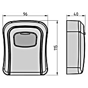 Basi Schlüsselbox SSZ 200 (L x B x H: 40 x 95 x 115 mm, Lila) | BAUHAUS