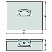 Basi Geldkassette EGK 150 (L x B x H: 35 x 27,5 x 10,5 cm, Grau) | BAUHAUS