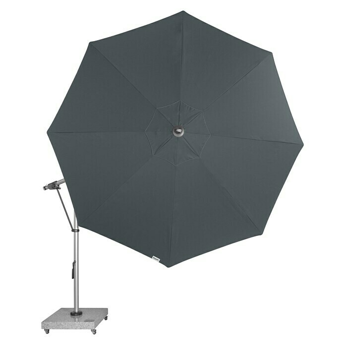 Doppler Expert Pendelschirm (Anthrazit, 350 cm)