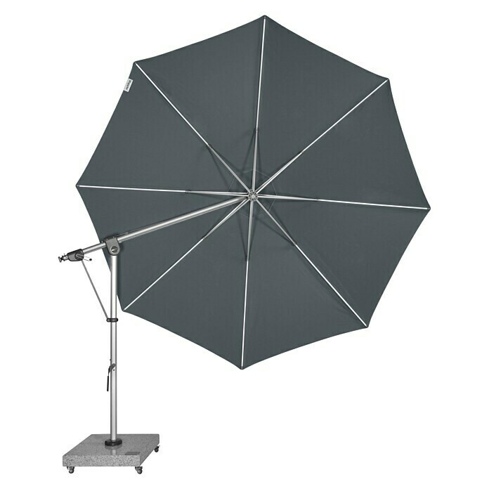 Doppler Expert Pendelschirm (Anthrazit, 350 cm)