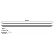 Osram Led-tl-balk voor vochtige ruimtes (18 W, Lengte: 60 cm, Lichtkleur: Neutraal wit, Soort bescherming: IP65)