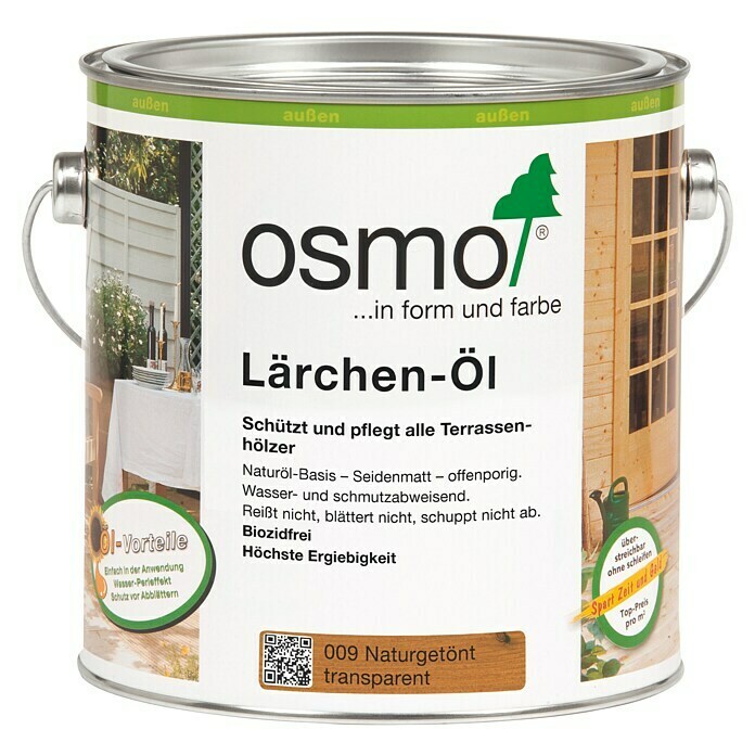 Osmo Lärchen-Öl 009 (2,5 l, Naturgetönt)