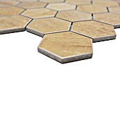 Mosaikfliese Hexagon CTR HX31CM (32,5 x 28,1 cm, Beige, Matt)