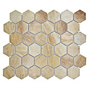 Mosaikfliese Hexagon CTR HX31CM (32,5 x 28,1 cm, Beige, Matt)