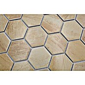 Mosaikfliese Hexagon CTR HX31CM (32,5 x 28,1 cm, Beige, Matt)