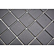 Mosaikfliese Quadrat Uni SAT 402 (29,8 x 29,8 cm, Schwarz, Matt)