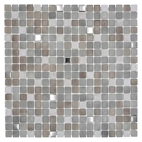Mosaikfliese Quadrat Crystal Mix LOPE 04AN