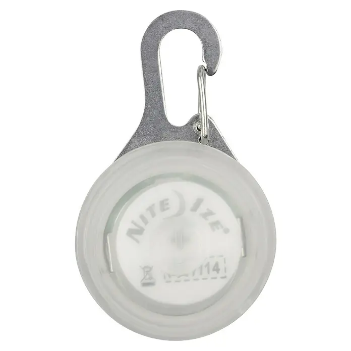 Nite Ize Mosquetón - Diámetro: 54 mm, Plástico, Lámparas LED - El Nite Ize TagLit se ilumina brillantemente con un clip de sujeción. Ideal para la visibilidad. El gadget es útil para actividades al aire libre.