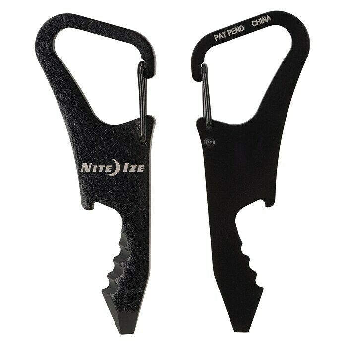 Nite Ize Multi-Tool DoohicKey ClipKeySchwarz Front View