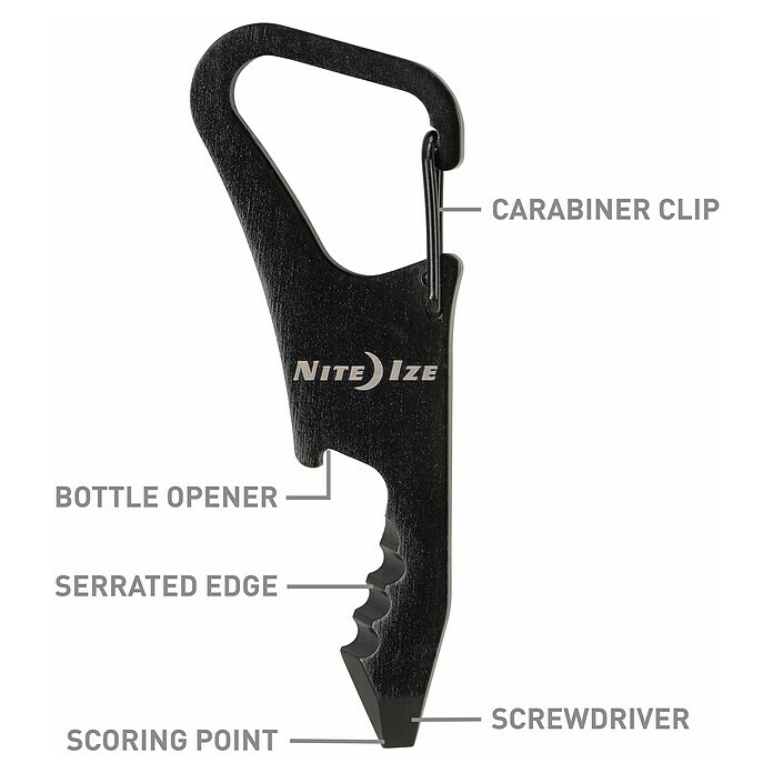 Nite Ize Multi-Tool DoohicKey ClipKeySchwarz Sketch