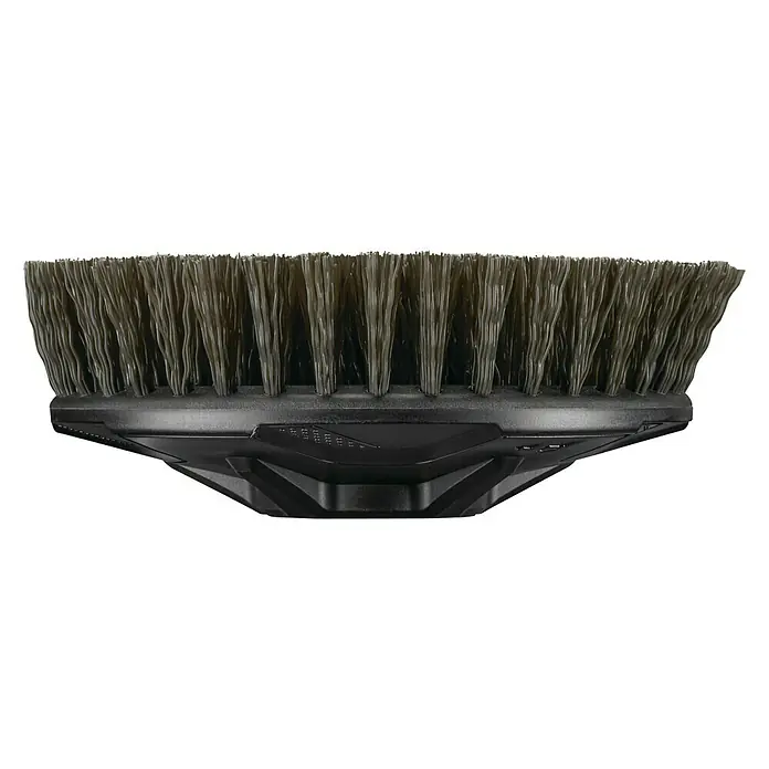 Ryobi Cepillo de disco de alambre de nylon RAKSCRUBH - Diámetro: 15 cm, Cerdas rígidas - Cepillo con cerdas y base negra, diseñado para tareas de limpieza.