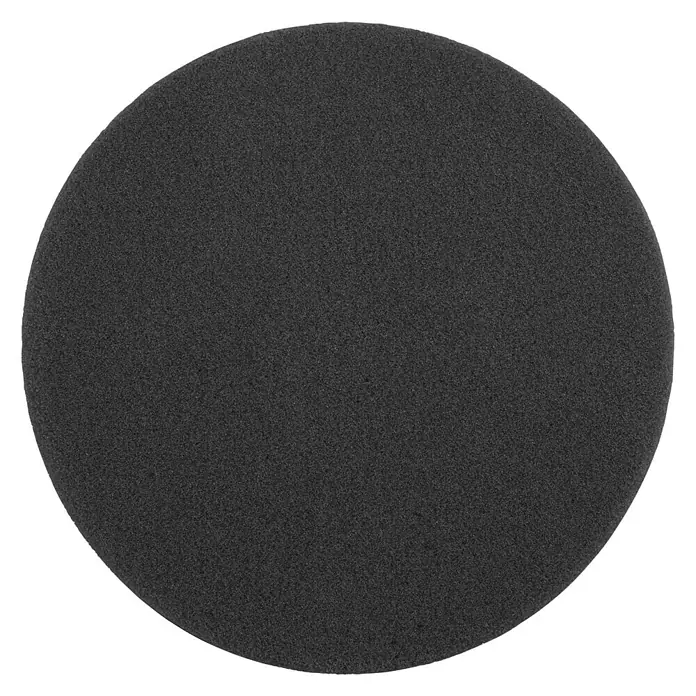 Ryobi Esponja de limpieza RAKSCRUBF - Diámetro: 15 cm - Almohadilla de pulido negra con superficie estructurada, ideal para el cuidado del automóvil y la restauración de la pintura. Para un acabado impecable.