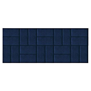 Fllow Deko-Wandpolster Set Velvet A3 (300 x 120 cm, Blau)