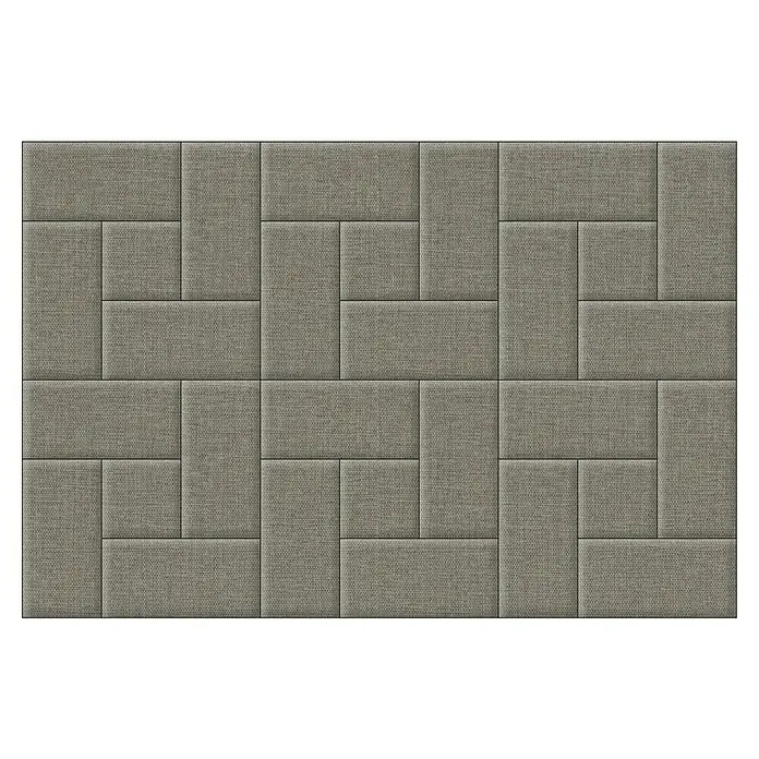 Fllow Wandpolster-Set Inari A4 - 270 x 180 cm, Taupe - Gepolsterte Wandpaneele in einem ansprechenden Muster. Die Textur und das Design der Paneele schaffen eine elegante und moderne Atmosphäre.