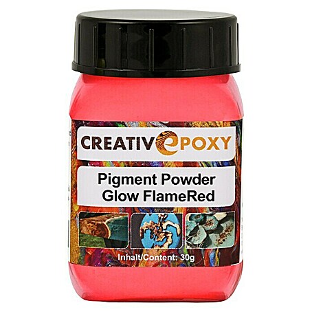 CreativEpoxy Pigment Powder (Glow FlameRed)