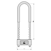 Basi Bügelschloss ZR 307 (Länge: 289 mm) | BAUHAUS