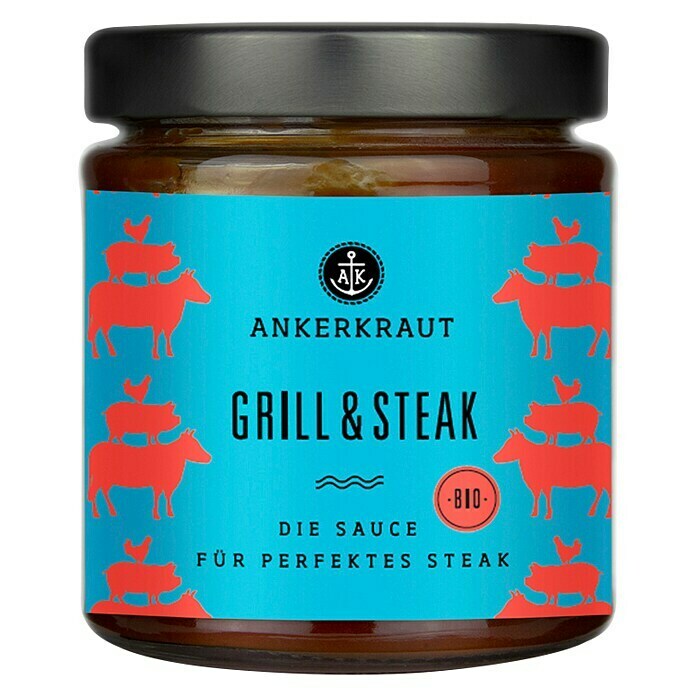 Ankerkraut Steaksauce Grill & Steak170 ml Front View