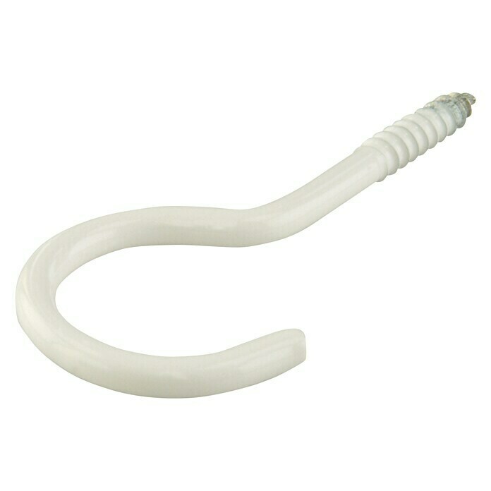 Suki Hembrilla para cuerda de tender (Ø x L: 5,2 x 80 mm, Blanco, Plastificado, 4 ud.) | BAUHAUS