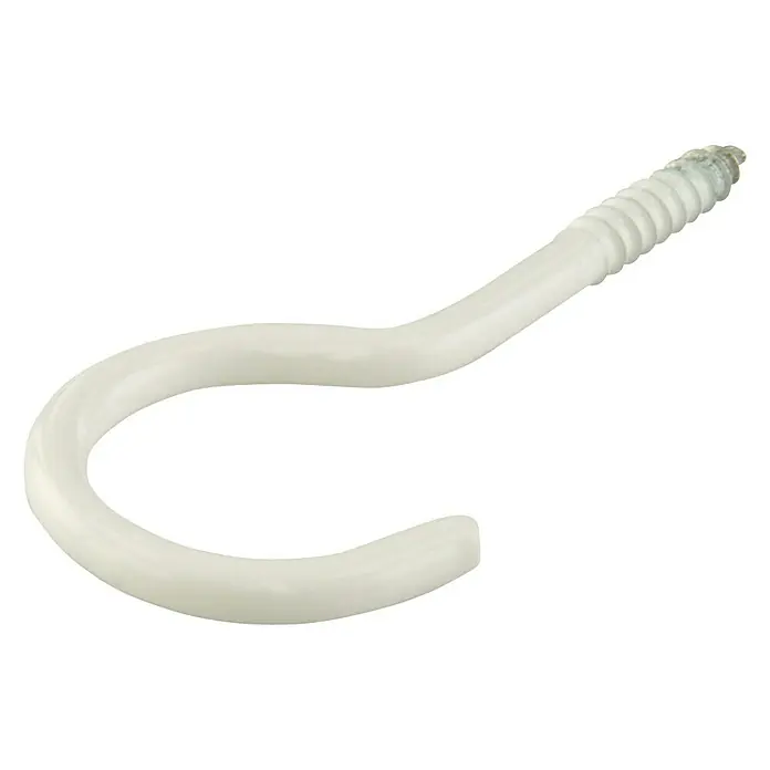 Suki Hembrilla abierta - Ø x L: 3,3 x 50 mm, 4 ud., Blanco - Cebo blanco con forma de gusano con extremo en espiral, ideal para pescadores que buscan un señuelo eficaz para atraer peces.