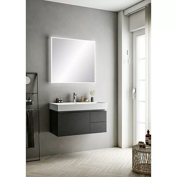 Riva Tape LED-Lichtspiegel - 80 x 75 cm - Stimmungsaufnahme
