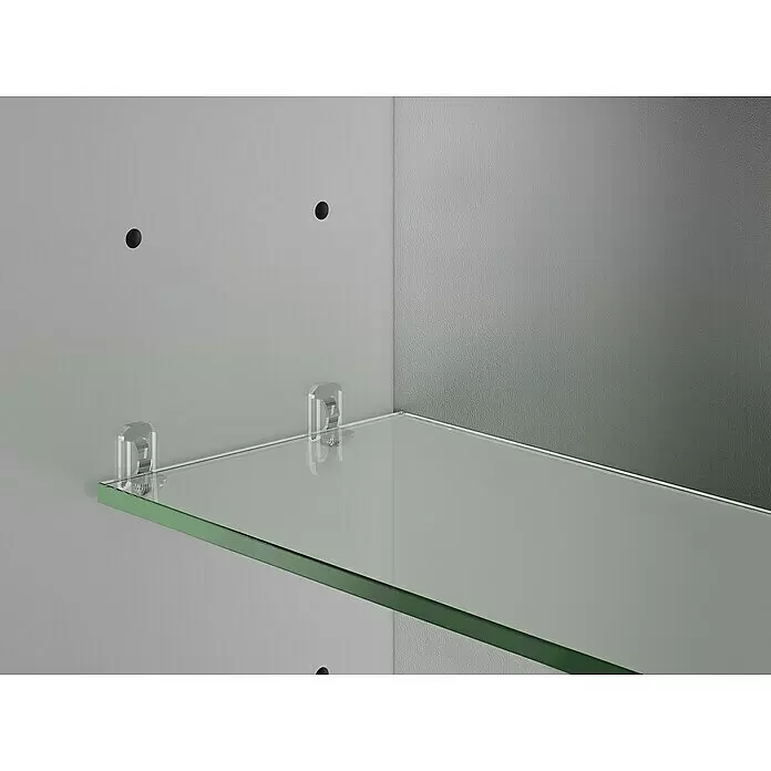 Jokey Spiegelschrank Tromsö - B x H: 63 x 69 cm, Holz, Aluminium - Detailaufnahme
