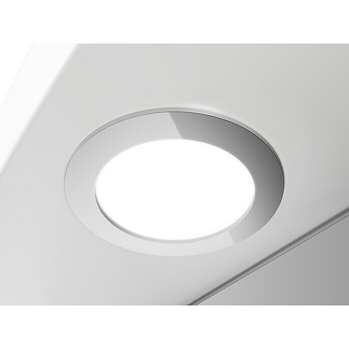 LED-Spiegelschrank Numa (B x H: 58 x 59,5 cm, Mit Beleuchtung, MDF, Weiß)