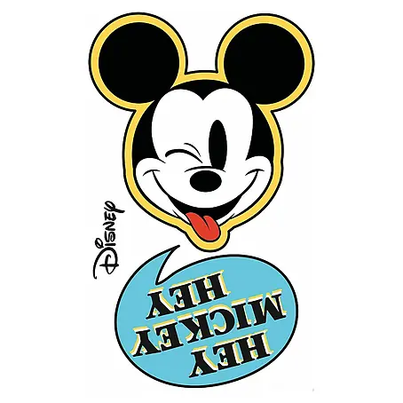 Komar  Dekosticker Hey Mickey Hey XXL