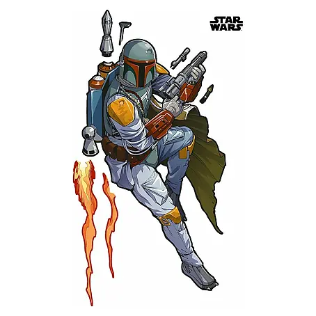 Komar Star Wars Dekosticker Boba Fett XXL