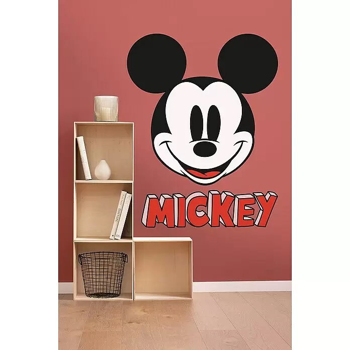 Komar Dekosticker Mickey Smile XXL - B x H: 127 x 200 cm - Stimmungsaufnahme