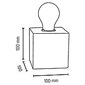 Spotlight Tischleuchte Sandy (60 W, Sandweiß, Höhe: 10 cm)