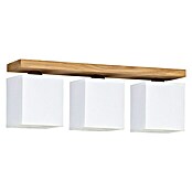 Spotlight Deckenleuchte Inger (60 W, Eiche, L x B x H: 55 x 13,5 x 23,5 cm, 3-flammig)