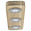 Spotlight LED-Deckenleuchte (3 x 5 W, Eiche, L x B x H: 42 x 11 x 3,5 cm)