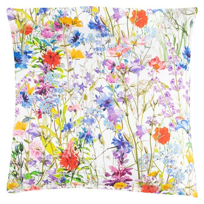 Kissen Field of Flowers (Bunt, 45 x 45 cm, 100 % Baumwolle)