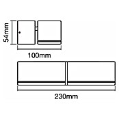 LED-Außenleuchte Endura Style Mini Spot (2-flammig, 13 W, Grau, IP44)