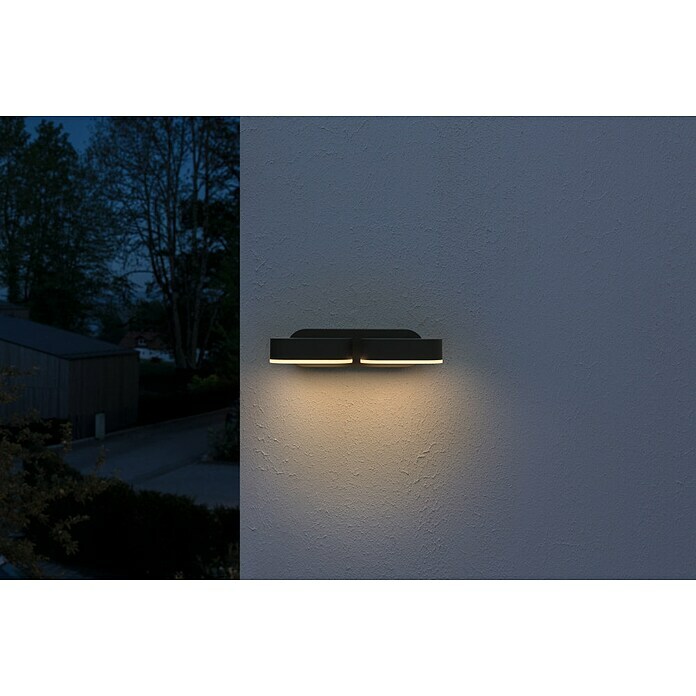 LED-Außenleuchte Endura Style Mini Spot (2-flammig, 13 W, Grau, IP44)