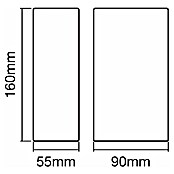 Osram Endura Style LED-Außenleuchte Updown (1-flammig, 12 W, Warmweiß, IP44)