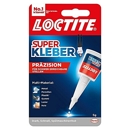 Loctite Sekundenkleber Präzision (10 g, Flüssig, Tube)