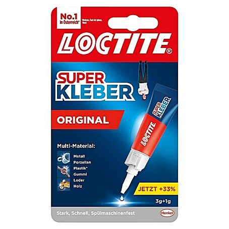 Loctite Sekundenkleber (4 g, Flüssig, Tube)