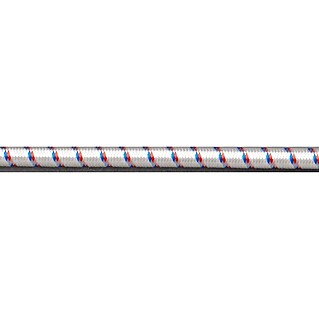Seilflechter Cuerda de goma a metros (Diámetro: 4 mm, Corte a medida, Blanco)