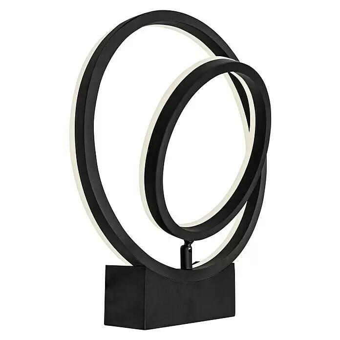 Lavida Ring LED-Wandleuchte - 18 W, L x B x H: 30 x 6 x 34 cm, Schwarz, Neutralweiß - Anwendungsbeispiel