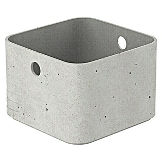 Curver Aufbewahrungsbox Beton XS (L x B x H: 17 x 17 x 12 cm, Material: Kunststoff, Beton)