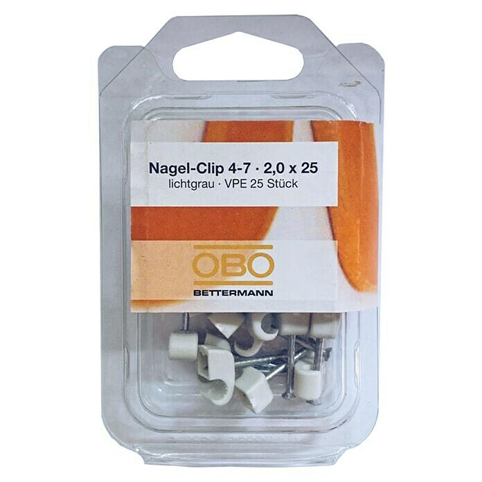 OBO NAGELCLIP GR    VPE25 4-7 2,0x25