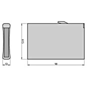 Basi Kartentasche (L x B x H: 98 x 61,5 x 13 mm, Schwarz) | BAUHAUS