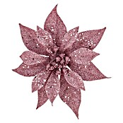 Dekoblüten Weihnachtsstern mit Clip (Rosa, Kunststoff, Blume, Durchmesser: 18 cm) | BAUHAUS